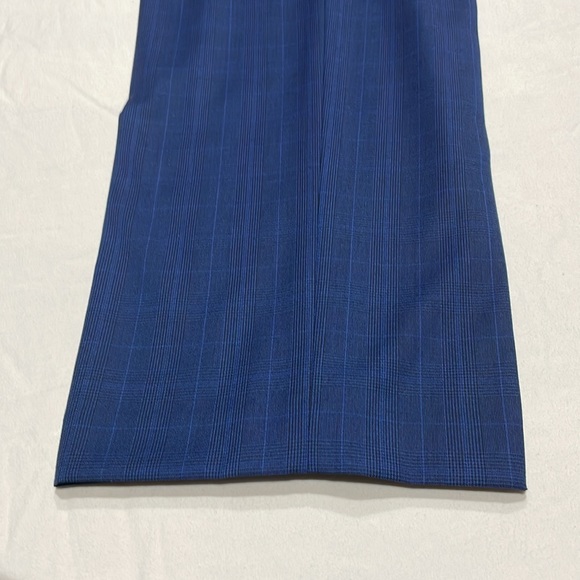 Club Room Mens Suit Blue 42R coat 36W pants with 32 inch inseam. NWT - Picture 5 of 7